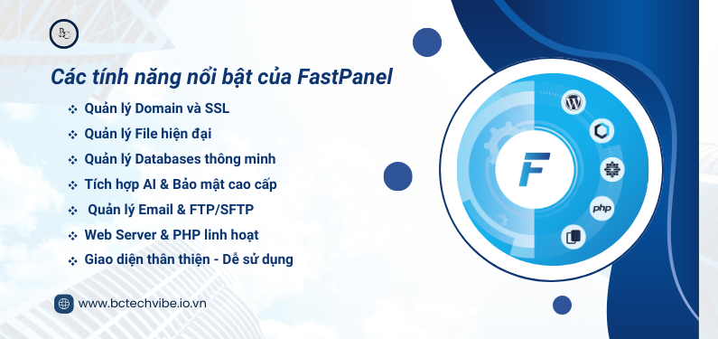 Các tính năng nổi bật của FastPanel