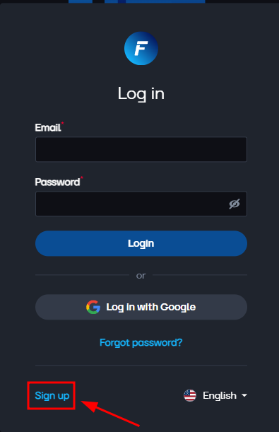 Giao diện đăng nhập của FastPanel.